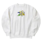 フルツの6/30 誕生花「クチナシ」 Heavyweight Crew Neck Sweatshirt