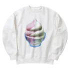 脂身通信Ｚのソフトクリーム（ストロベリーとバニラ）_220904 Heavyweight Crew Neck Sweatshirt