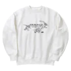 nanometerのnanometer『鳥獣戯画〜抜け駆け〜』ヘビーウェイトスウェット Heavyweight Crew Neck Sweatshirt