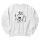 こうくんの明らかに杏という言葉を理解して吠える犬 Heavyweight Crew Neck Sweatshirt