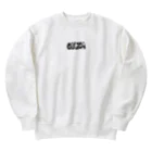 Hazy-Lake.のスト風CELICAロゴ(ブラック:差分) Heavyweight Crew Neck Sweatshirt