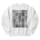 エレベーター好きなこども。のドットピクセル Heavyweight Crew Neck Sweatshirt