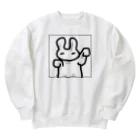 lunar eclipseのまねきうさぎさん Heavyweight Crew Neck Sweatshirt