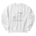 ResortDiverの獲物を探るオジサン Heavyweight Crew Neck Sweatshirt