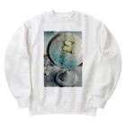 elephant-factoryの廃校の地球儀 Heavyweight Crew Neck Sweatshirt