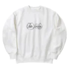 Comame's storeのエキゾチックショートヘアの子猫 Heavyweight Crew Neck Sweatshirt