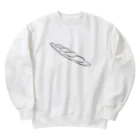 鯖スフレのふらんすぱん Heavyweight Crew Neck Sweatshirt