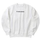 viva's SHOPのシンプルねこぜびーばー Heavyweight Crew Neck Sweatshirt