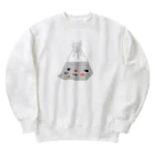 NIKORASU GOの祭りデザイン「金魚すくい」 Heavyweight Crew Neck Sweatshirt