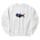 みぃ@新械生物の新械生物キンメダイ Heavyweight Crew Neck Sweatshirt