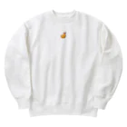 ごきげんアル中の放置された海老フライ Heavyweight Crew Neck Sweatshirt