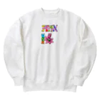 pitonのPinkのUSAちゃん Heavyweight Crew Neck Sweatshirt