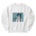 fu-ko_2311のアクアリウムヘッドホン Heavyweight Crew Neck Sweatshirt