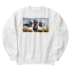 コスモ🌏🙋の天国への階段 Heavyweight Crew Neck Sweatshirt