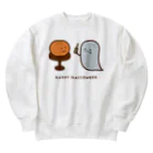 高堂玲/イラストの方のたれ目のおばけ / ハロウィン準備ver Heavyweight Crew Neck Sweatshirt