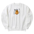 瑞兆の倫魁不羈　おにひゅうがの勝成様　文字あり Heavyweight Crew Neck Sweatshirt