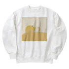 はやし企画の梨を撫でながら寝たい Heavyweight Crew Neck Sweatshirt