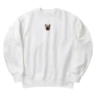 気分屋のわーいまるさんいいねー Heavyweight Crew Neck Sweatshirt