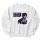 獅子のしっぽのn面性 Heavyweight Crew Neck Sweatshirt