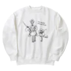 ポンコツリーナのお店のドン・キホーテとサンチョパンサ Heavyweight Crew Neck Sweatshirt