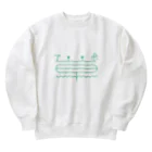 シャチホコポッポ隊のアホ草 Heavyweight Crew Neck Sweatshirt