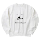 しろいぬと愉快な仲間たちのおいぬわんわん Heavyweight Crew Neck Sweatshirt