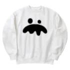 マッハモフモフのハロウィンのおばけ Heavyweight Crew Neck Sweatshirt