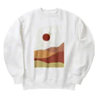 TOKOROの夕日 Heavyweight Crew Neck Sweatshirt