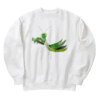 Drecome_Designのゆるいカマキリ Heavyweight Crew Neck Sweatshirt