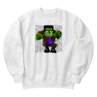 Hey! Kids KidsのHalloween Frankenstein Liam Fitzpatrick  Heavyweight Crew Neck Sweatshirt