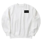 フロー柔術ネットショップのフロー柔術黒長方形ロゴ Heavyweight Crew Neck Sweatshirt