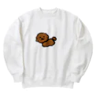 ほかほかアイスティーのもふもふちゃ〜ん Heavyweight Crew Neck Sweatshirt