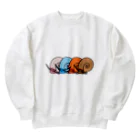 Pooyan'sのカラフルな巻貝たち Heavyweight Crew Neck Sweatshirt