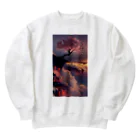 akamenoの桜 Heavyweight Crew Neck Sweatshirt