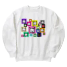 ☆あゆ ころ たろの☆ ハッピーライフの工作たろうオリジナルデザイン Heavyweight Crew Neck Sweatshirt