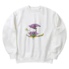 usagi-cuteの魔女のはりっちょ Heavyweight Crew Neck Sweatshirt