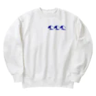 οοhanaοο　カラフルマレーバクのシンプルマレーバク　ネイビーライン Heavyweight Crew Neck Sweatshirt