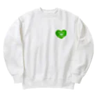 F & E のFishing Everyday Love green Heavyweight Crew Neck Sweatshirt