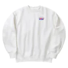 大守屋（凧屋SUZURI店）/凧/黒猫/長崎の猫八 Heavyweight Crew Neck Sweatshirt