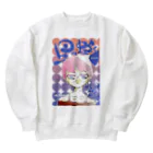 乾燥水路suzuri!の星の虹彩4メインビジュアル Heavyweight Crew Neck Sweatshirt