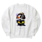 Le souffle blanc@SUZURIのハロウィンコスプレしゅねまん 芸者 Heavyweight Crew Neck Sweatshirt