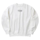 -337-の常磐線3兄弟（黒） Heavyweight Crew Neck Sweatshirt