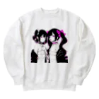 にゃむの2人 Heavyweight Crew Neck Sweatshirt