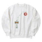 Siderunの館 B2の古き良きおもちゃのけん玉 Heavyweight Crew Neck Sweatshirt