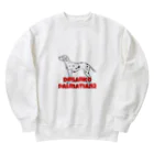 のいたんの道産子ダルメシアン2 Heavyweight Crew Neck Sweatshirt