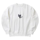 ゆるれあの「ね」ねこ Heavyweight Crew Neck Sweatshirt