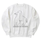 boorichanの堂々としてる犬 Heavyweight Crew Neck Sweatshirt