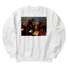 よなよな一貫寿司のパイルドライバー Heavyweight Crew Neck Sweatshirt