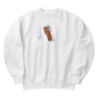 おみうみうのねこ＿うにょーん Heavyweight Crew Neck Sweatshirt