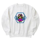 harusaku2131の地球の未来が心配な天使ちゃん Heavyweight Crew Neck Sweatshirt